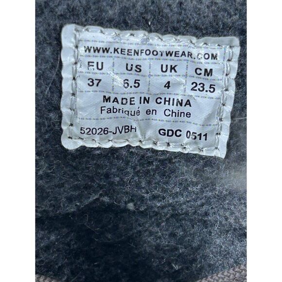 Keen Helena Brown Leather Waterproof Faux Fur Insulated Winter Boots 6.5 - Picture 7 of 8